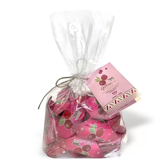 Konfektes "Gotiņa" ar dzērvenēm