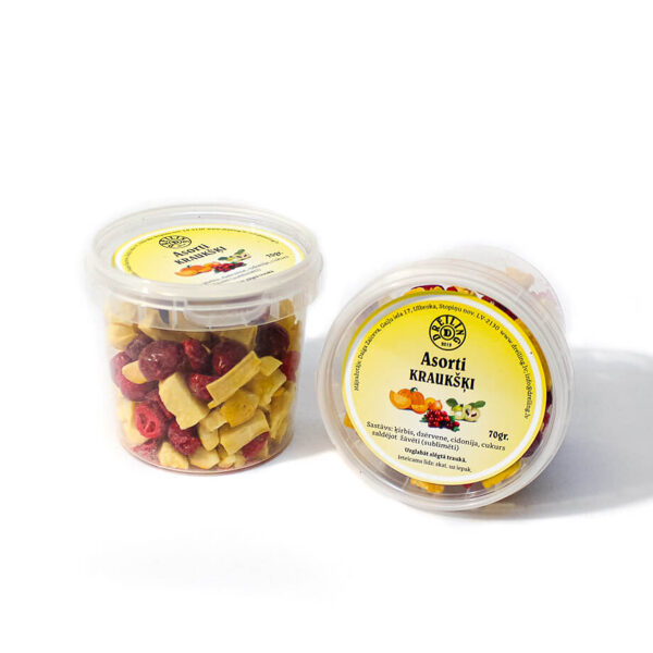 Dzeltenie kraukšķu asorti